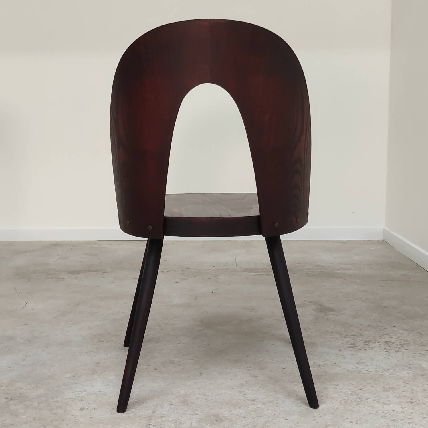 Set of 4 all-wood chairs by Antonin Suman for Tatra Nabytok