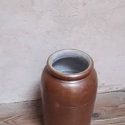 Pot grès terre vernissée H45 conserve ancien
