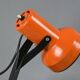 Vintage 1970s LYSKAER BELYSNING Orange Plastic Table Light.