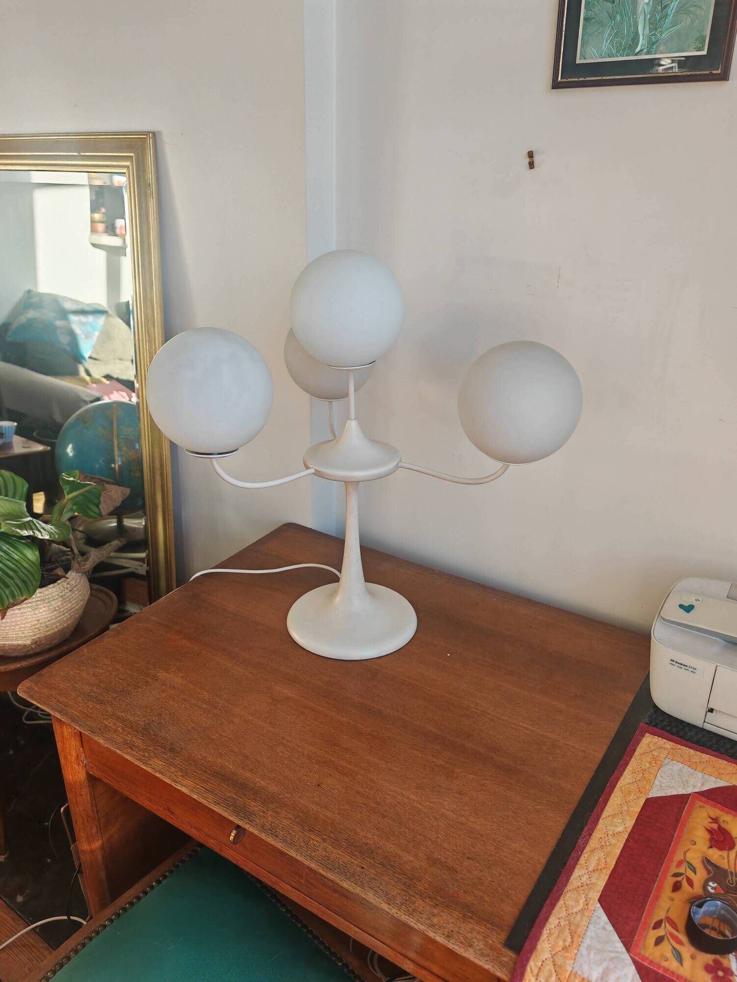 Rare Sputnik Lamp by E.R. Nele - Space Age Design from the 60s/70s