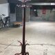 Art Nouveau curved wood coat rack