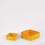 Jacques & dani ruelland, 2 ceramic catchalls, france, circa 1960