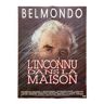 Affiche cinéma originale « l’inconnu dans la maison » Belmondo
