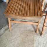 Lot of 2 folding chairs