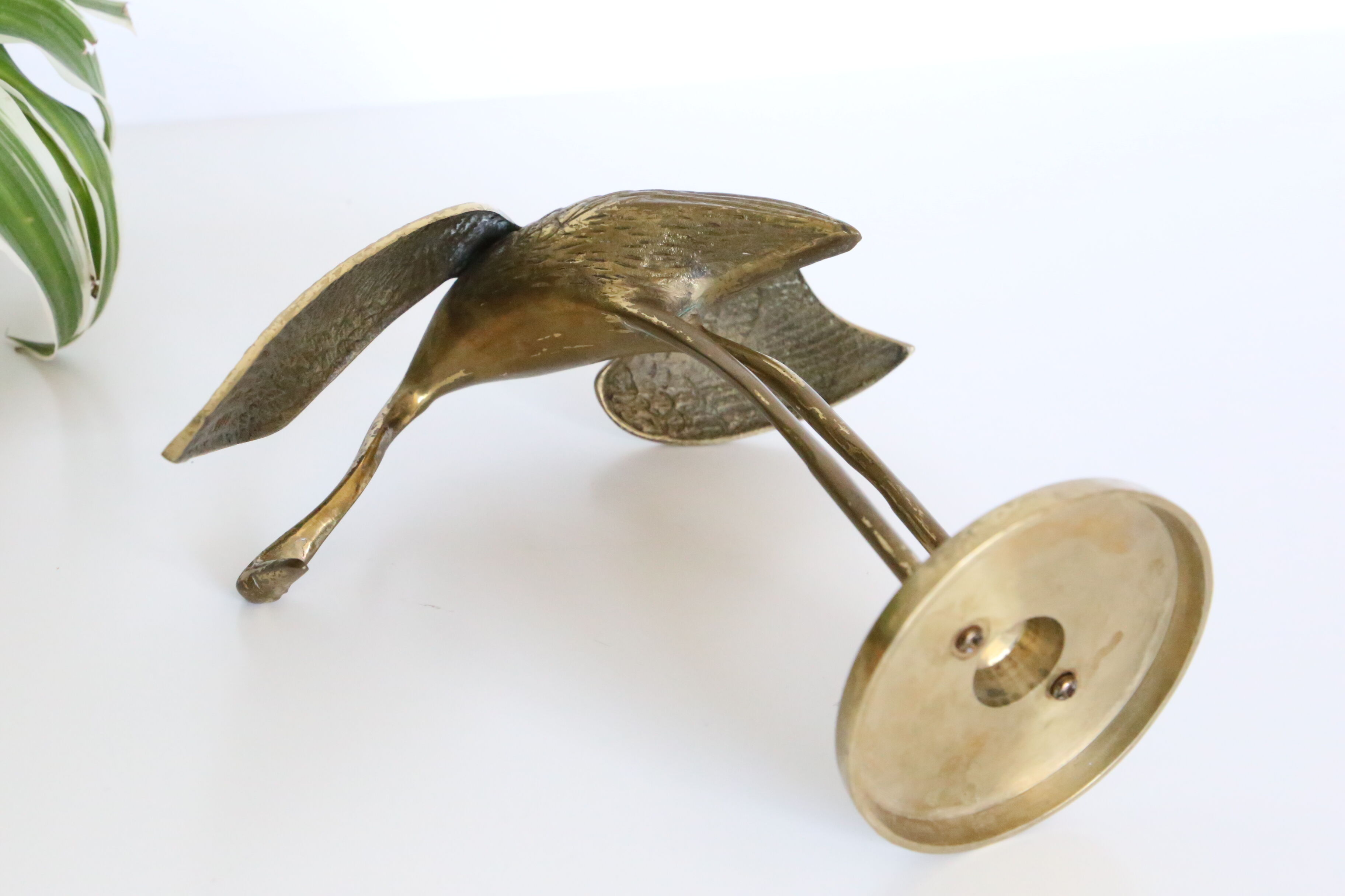 Brass stork