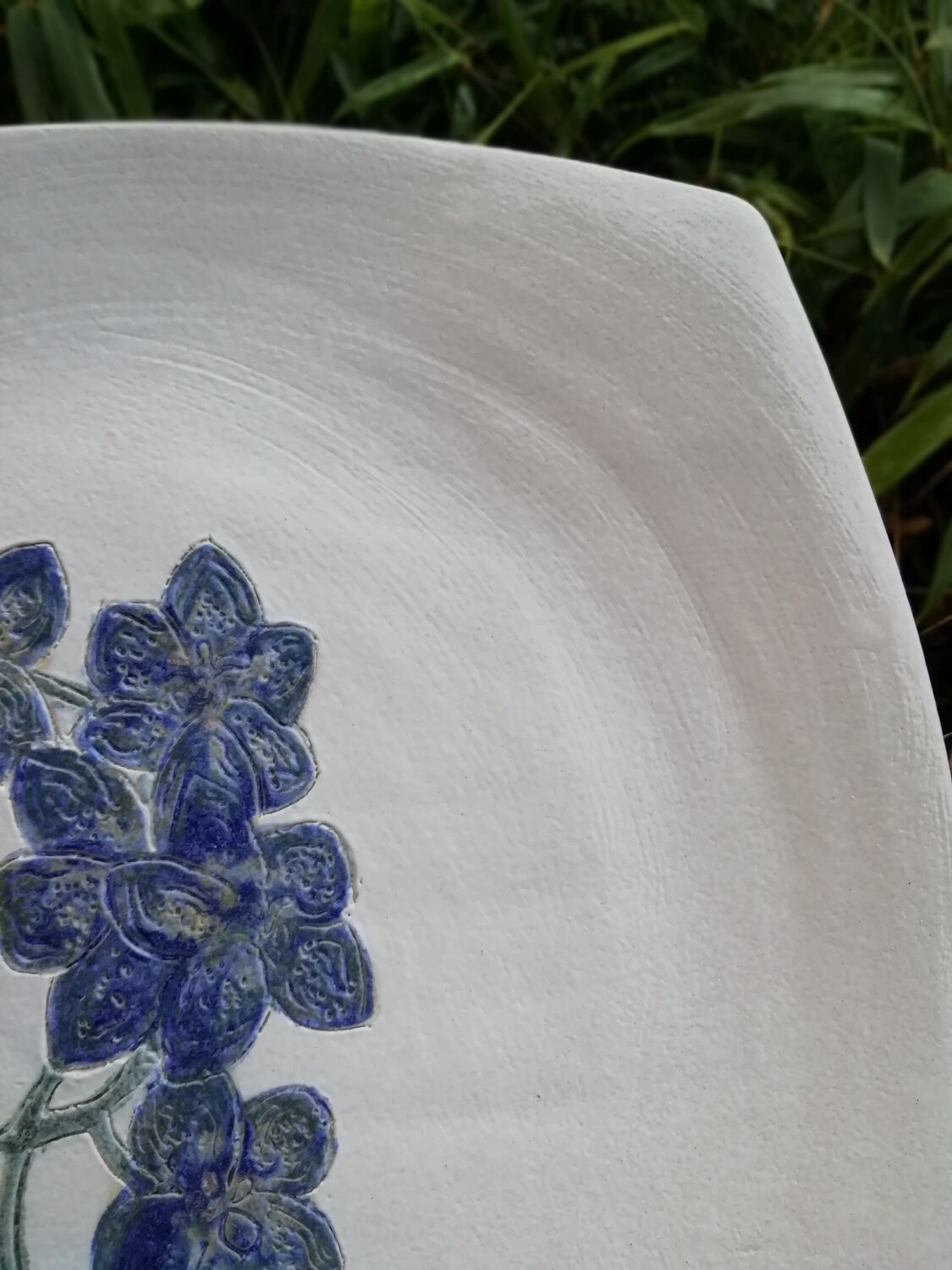 Handmade square dish