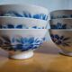 6 earthenware bowls from the 40s