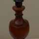 Solid cherry wood lamp base - Excellent condition