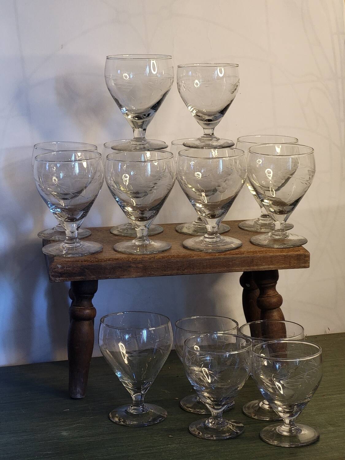 Vintage stemware