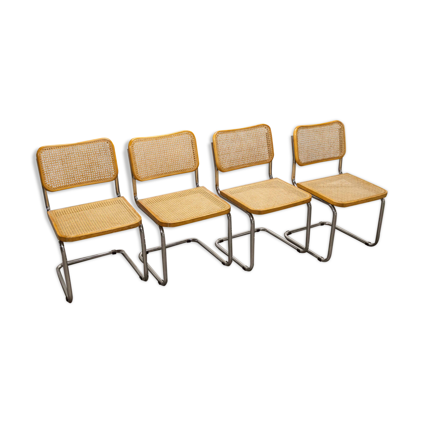 4 Breuer B32 chairs made in italy