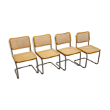 4 Breuer B32 chairs made in italy