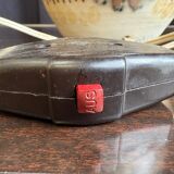 Stoneware lamp (base) signed Joël Courjault for Keraluc – floral decoration