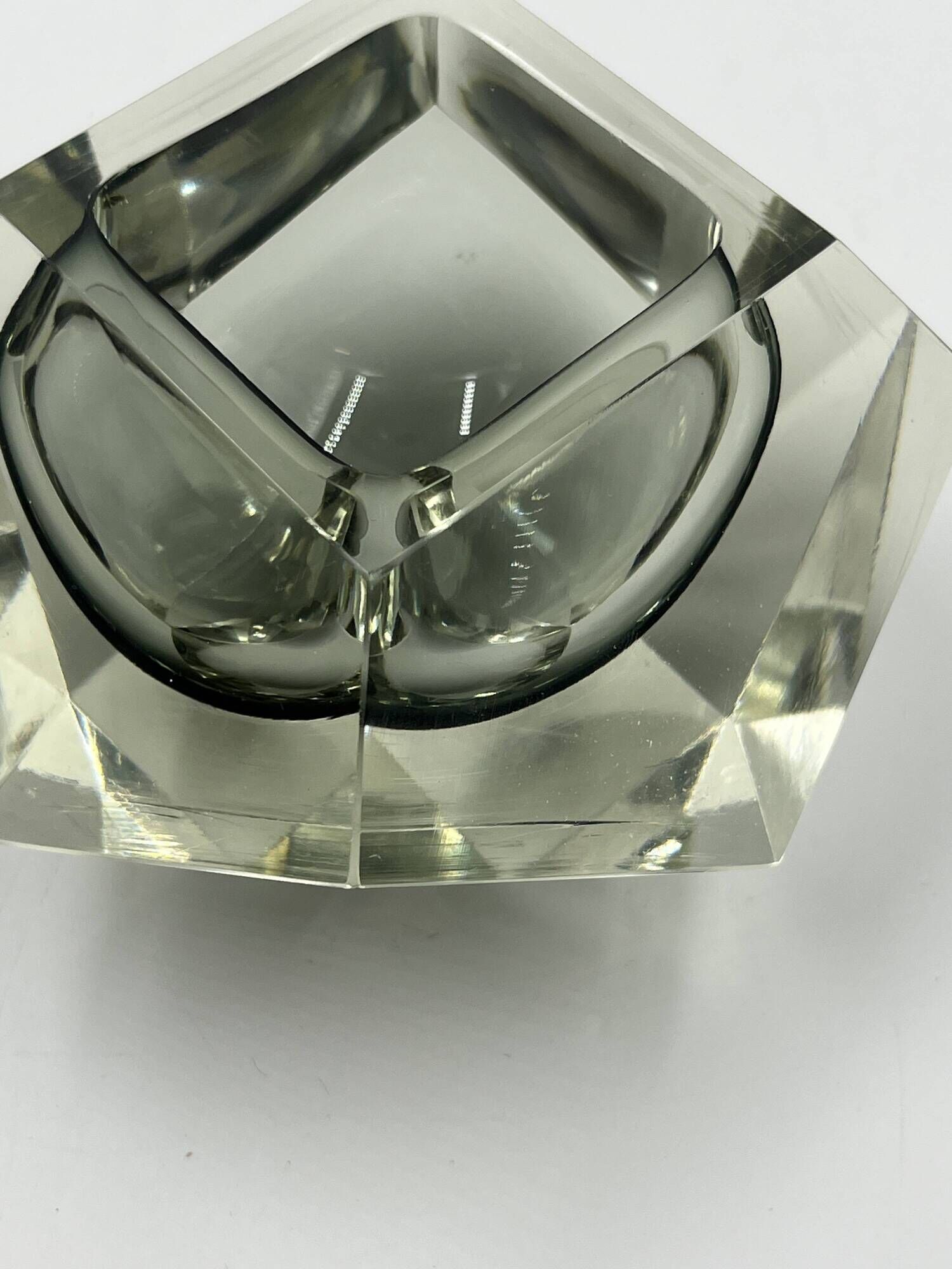 Diamond Ashtray Murano Flavio Poli