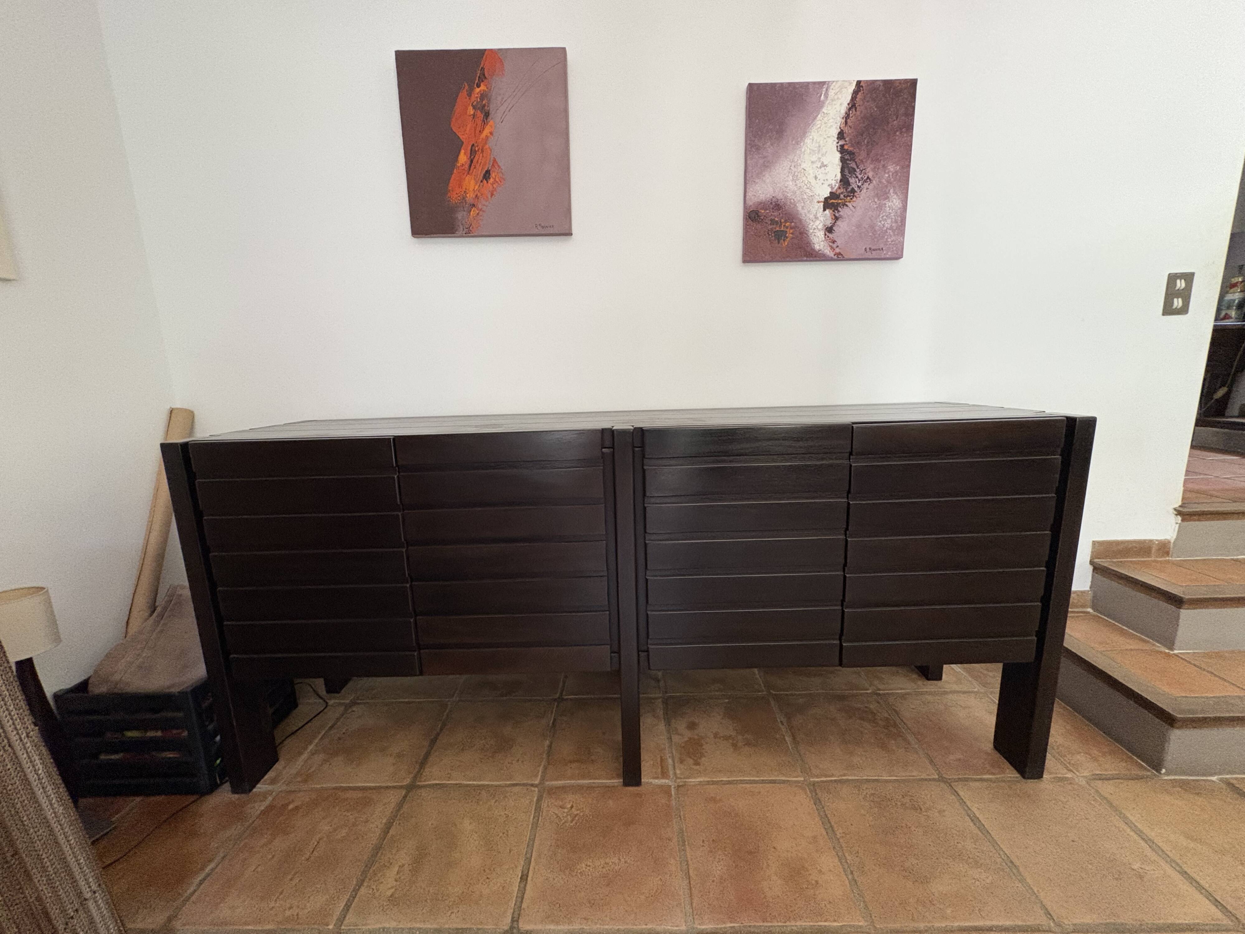 Enfilade Vintage Maison Regain en bois Iroko