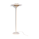 Danish floor lamp in white, 1970s