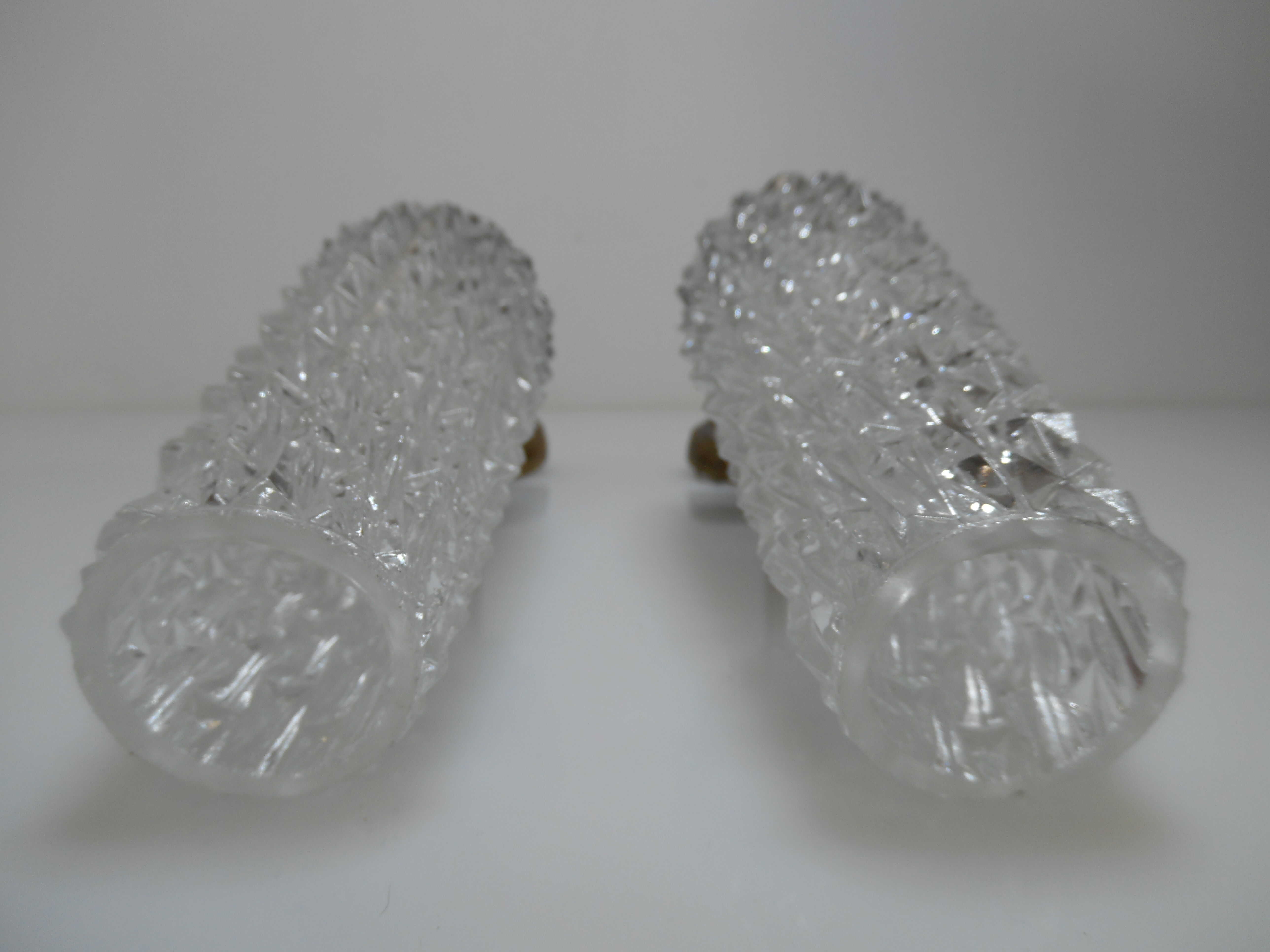 Pair of wall light torchieres year 1950