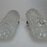 Pair of wall light torchieres year 1950