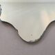 Old bevelled/chiseled mirror 39x57cm