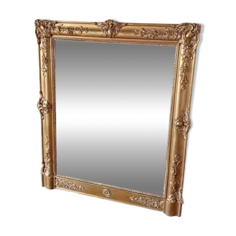 Miroir de cheminée Louis XV au mercure