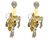Brass Crystal Sconces Set of 2 1950’s