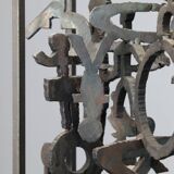 Hand-cut steel sculpture by Ben Oldenhof, Netherlands, 1999