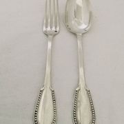 Couverts d’enfants en argent christofle