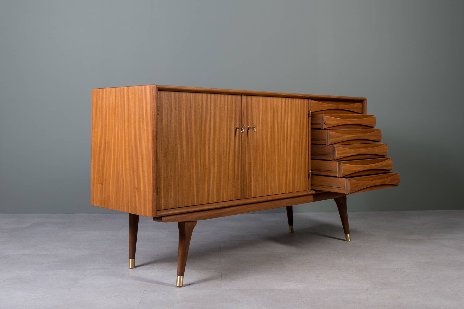 Sven Andersen Sideboard in Teak, Scandinavian Modern, Mid Century Modern, 1950s