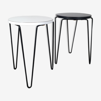 Pair of stools 75 by Florence Knoll, 1960