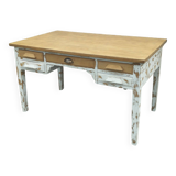 Large Vintage Desk - 70's Bohemian Desk
