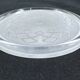 Pair of pressed moulded glass bottles mats