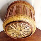 Cache pot osier vintage