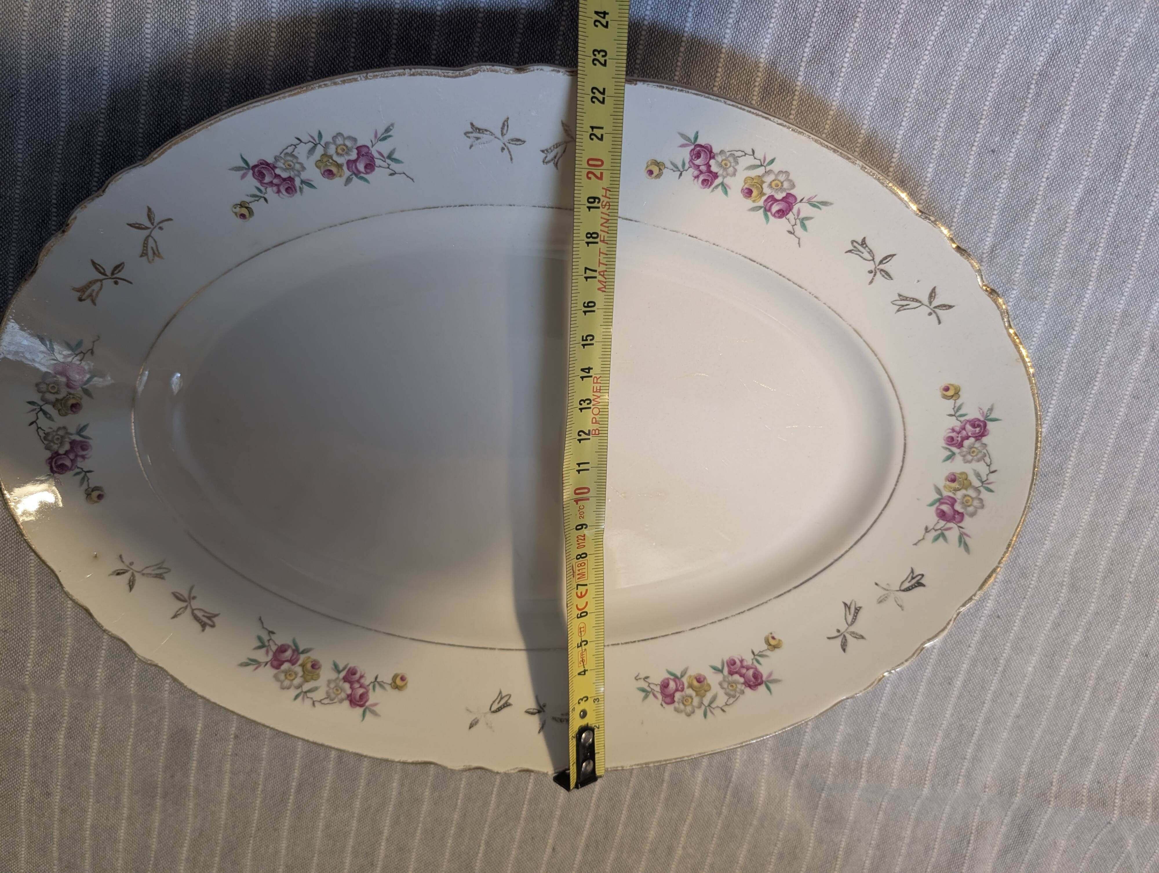 oval serving dish Orchies
