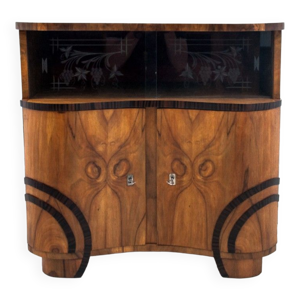 Commode en verre art - 1950