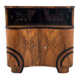 Art Deco glass chest of drawers, Poland, 1950s. After renovation.