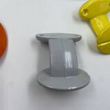 Set of 5 aluminum coat hooks