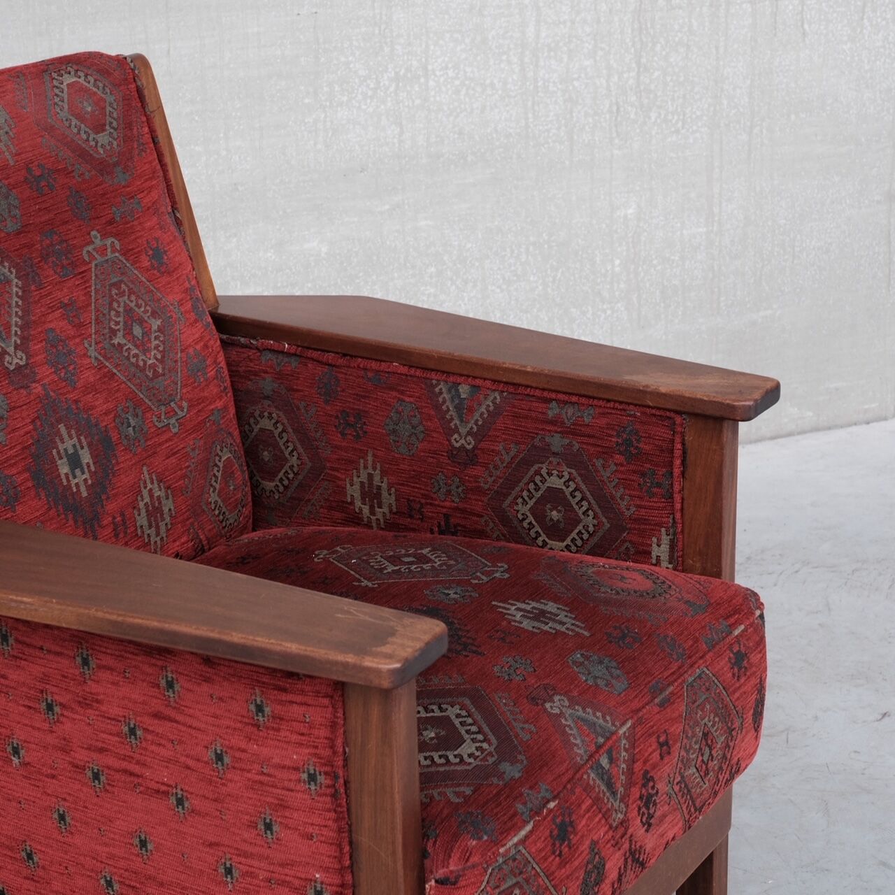 Pair of dutch art deco armchairs