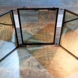 Mirror barber triptych early twentieth century 57x21cm