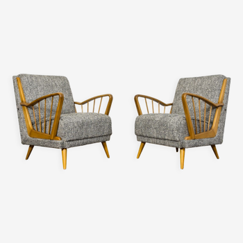 Pair of Mid-Century Modern Armchairs 1950's Germany