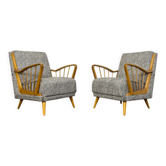 Pair of Mid-Century Modern Armchairs 1950's Germany