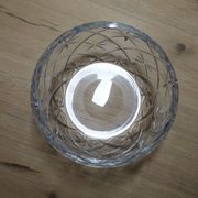 Silver cut crystal salad bowl Ø20cm