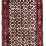 Tapis Vintage Indien Mahal Fait Main en Laine – Années 1970 – 78 x 125 cm