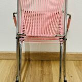 Pink scoubidou chair