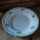 Hollow porcelain dish St Amand green flowers