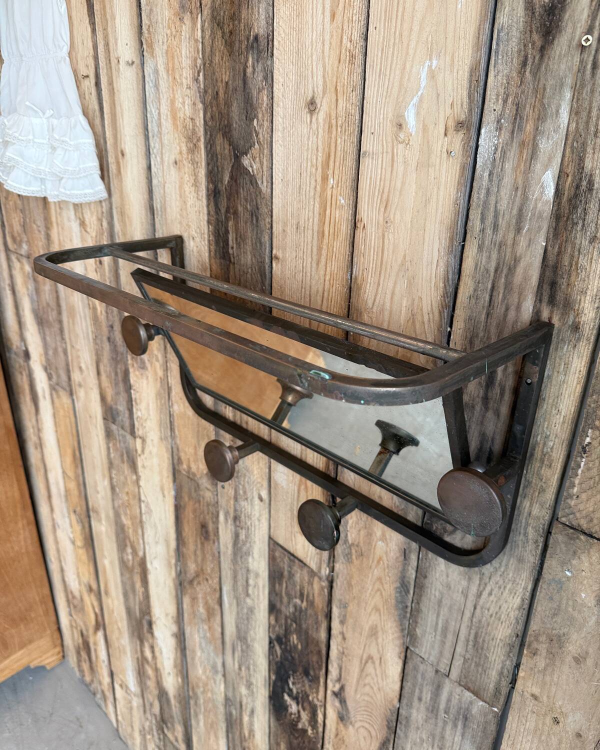 Vintage metal coat racks