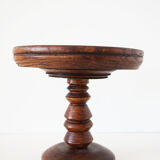 Vintage turned wooden fruit cup