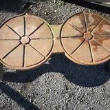 Coffee table / old oil press bench