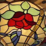 Tiffany-style glass pendant light