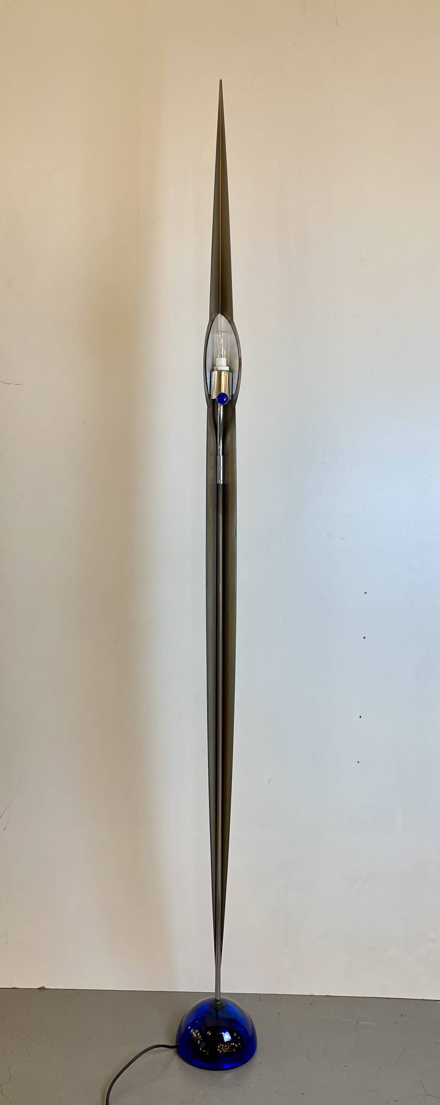 Flamme, Floor Lamp by Gilles Derain for Lumen Center, 1980s
