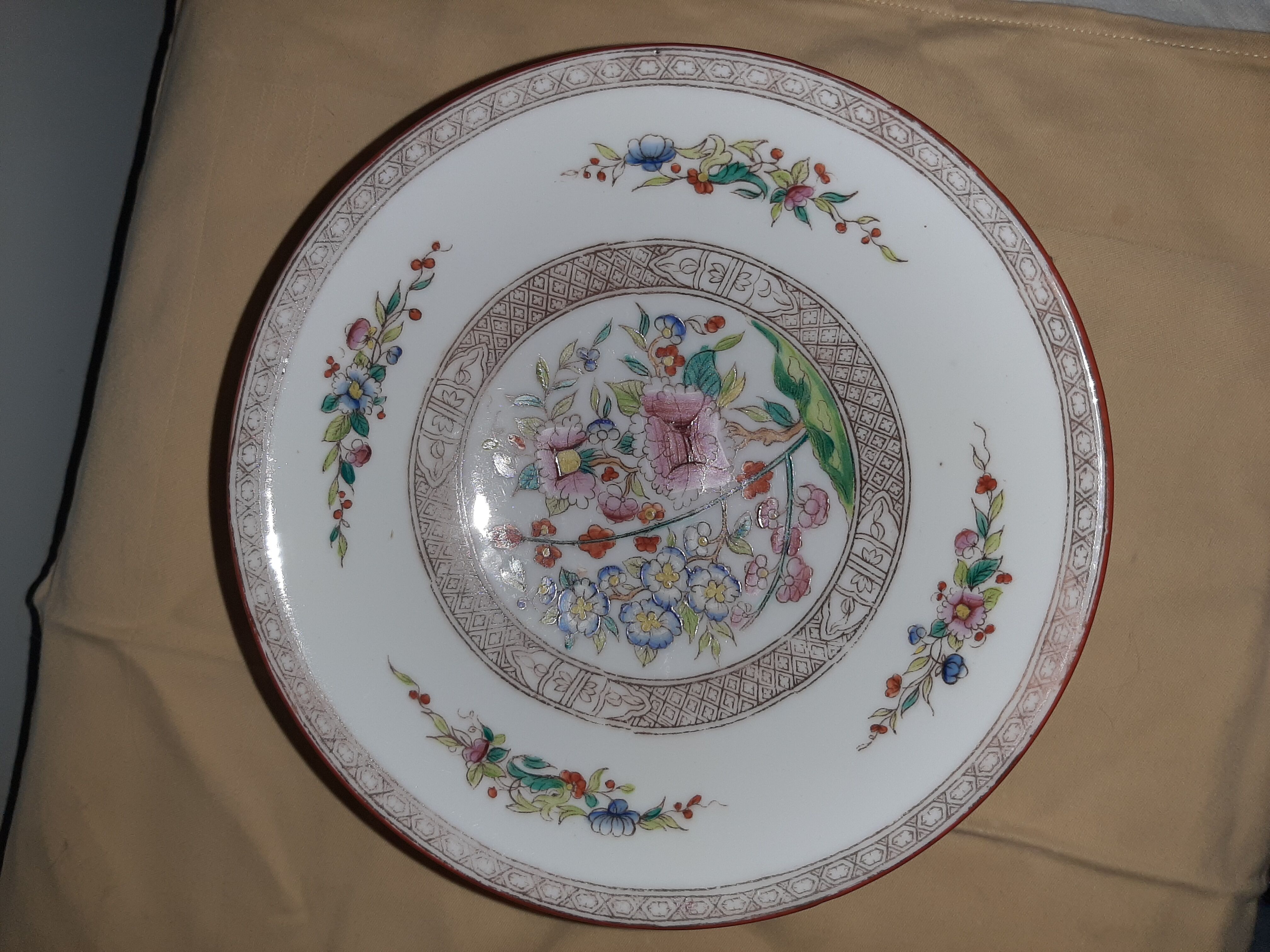 Paire de compotiers porcelaine fin 19ème