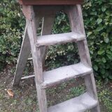 Artisan wooden ladder 6 steps